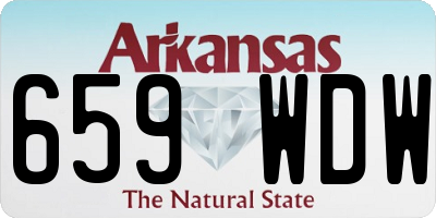 AR license plate 659WDW