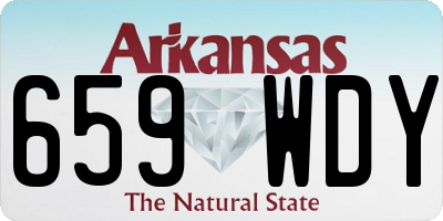 AR license plate 659WDY