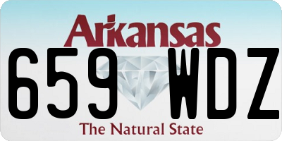 AR license plate 659WDZ