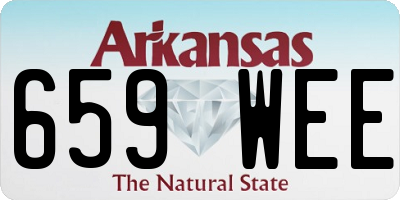 AR license plate 659WEE