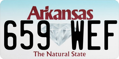 AR license plate 659WEF