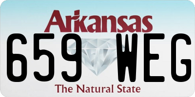 AR license plate 659WEG
