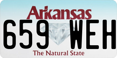 AR license plate 659WEH