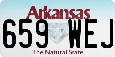 AR license plate 659WEJ
