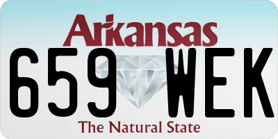 AR license plate 659WEK