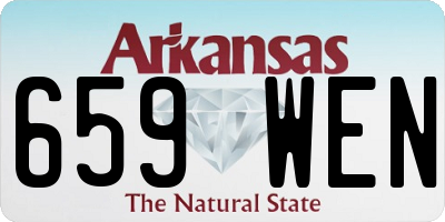 AR license plate 659WEN