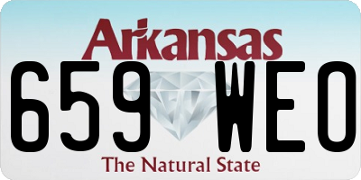 AR license plate 659WEO