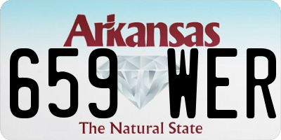 AR license plate 659WER