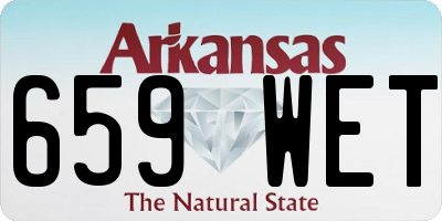 AR license plate 659WET