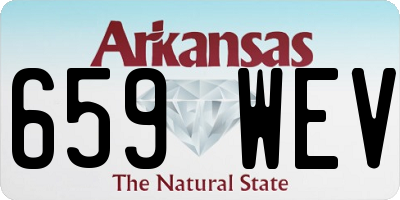 AR license plate 659WEV