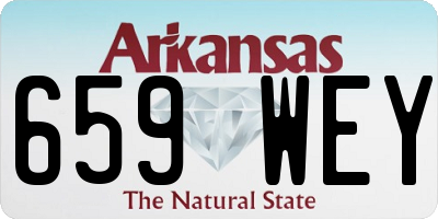 AR license plate 659WEY