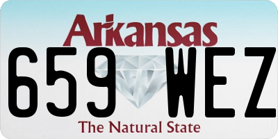 AR license plate 659WEZ