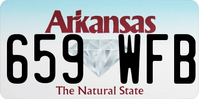AR license plate 659WFB
