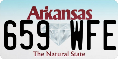 AR license plate 659WFE
