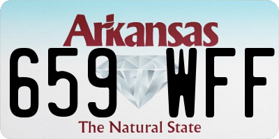 AR license plate 659WFF