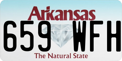 AR license plate 659WFH