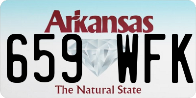 AR license plate 659WFK
