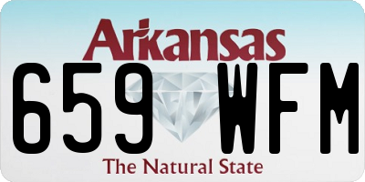 AR license plate 659WFM