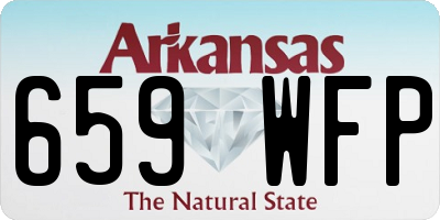 AR license plate 659WFP