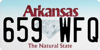 AR license plate 659WFQ