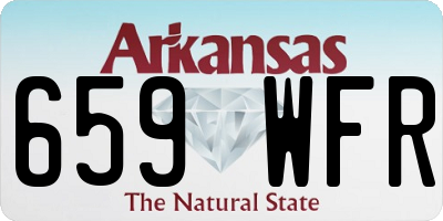 AR license plate 659WFR
