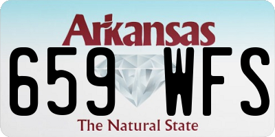 AR license plate 659WFS