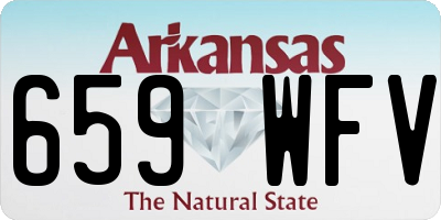 AR license plate 659WFV