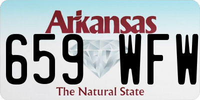 AR license plate 659WFW