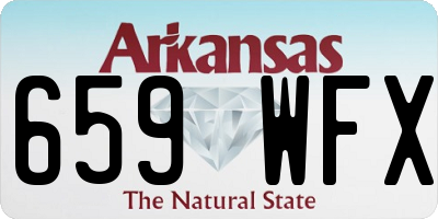AR license plate 659WFX