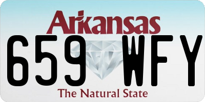 AR license plate 659WFY