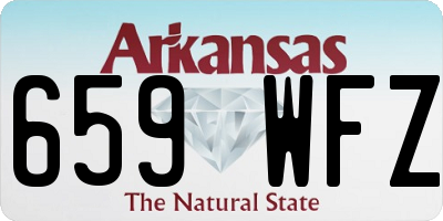 AR license plate 659WFZ