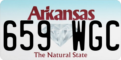AR license plate 659WGC