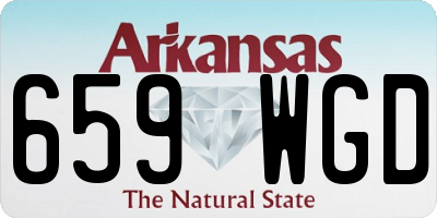 AR license plate 659WGD