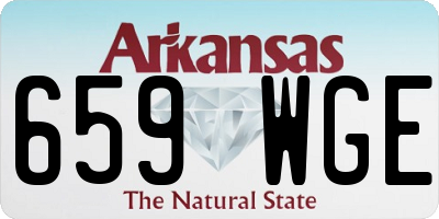 AR license plate 659WGE