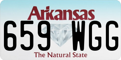AR license plate 659WGG