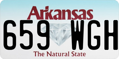 AR license plate 659WGH