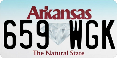 AR license plate 659WGK