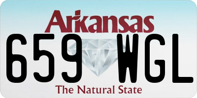 AR license plate 659WGL