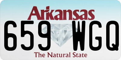 AR license plate 659WGQ