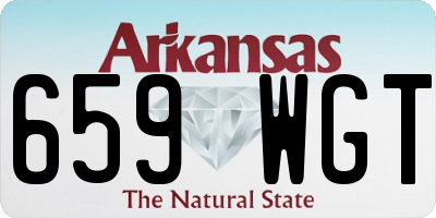 AR license plate 659WGT