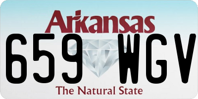 AR license plate 659WGV