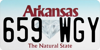 AR license plate 659WGY