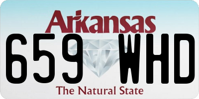 AR license plate 659WHD