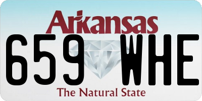 AR license plate 659WHE