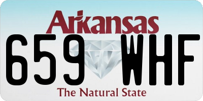 AR license plate 659WHF