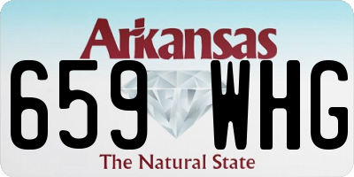 AR license plate 659WHG