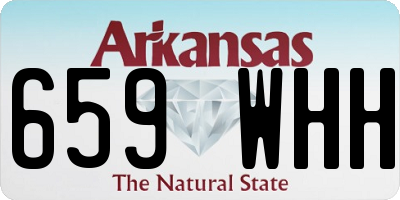 AR license plate 659WHH
