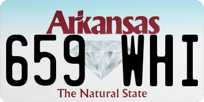 AR license plate 659WHI