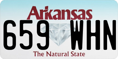 AR license plate 659WHN
