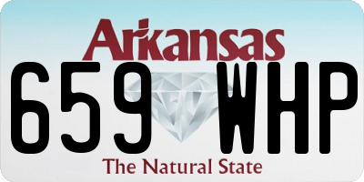 AR license plate 659WHP